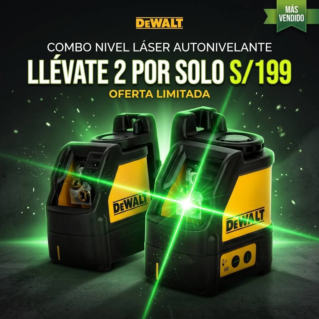NIVEL LÁSER DEWALT AUTONIVELANTE
