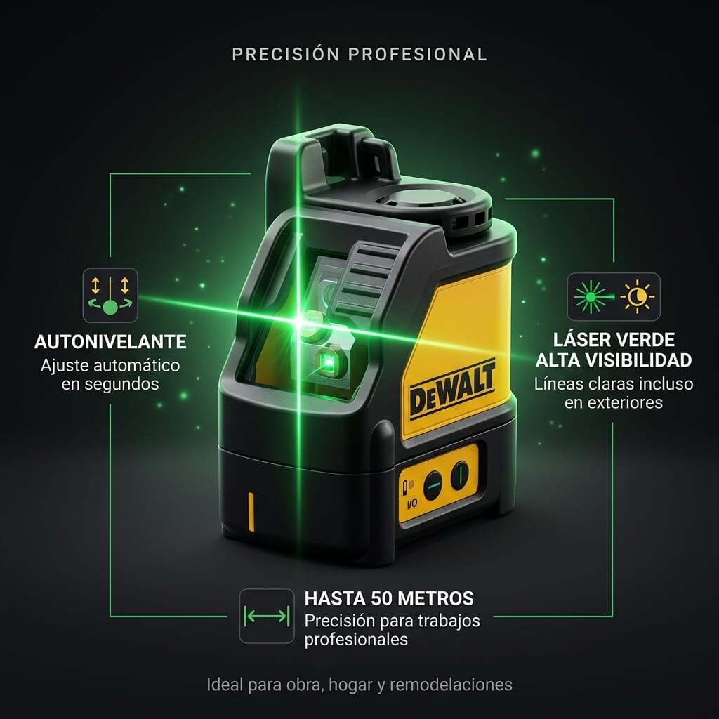 NIVEL LÁSER DEWALT AUTONIVELANTE