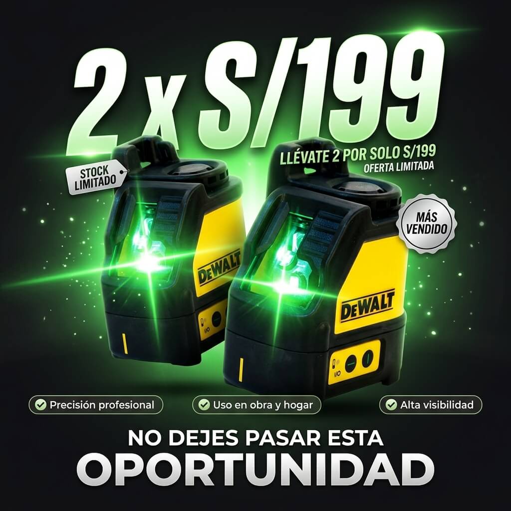 NIVEL LÁSER DEWALT AUTONIVELANTE